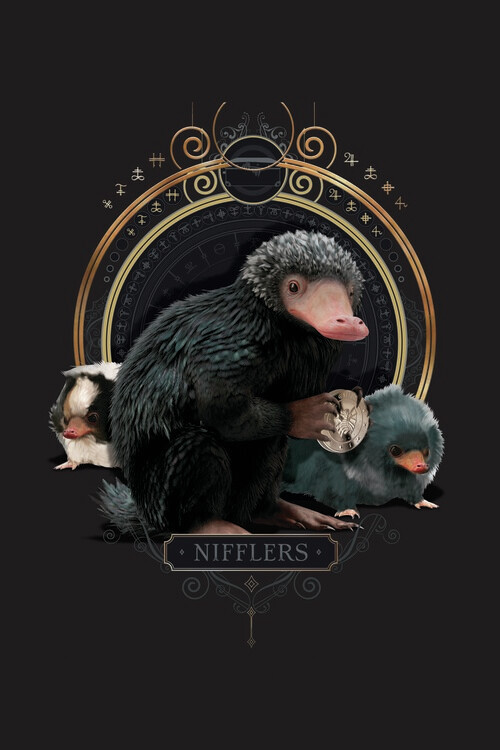 Fotobehang Fantastic Beasts - Nifflers
