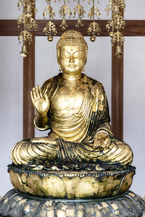Umělecká fotografie Golden Buddha