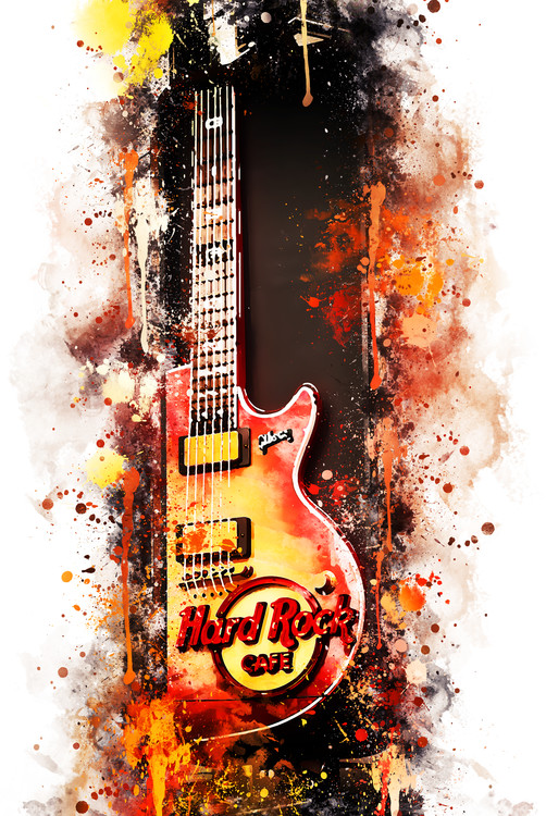 Umělecká fotografie Hard Rock Cafe