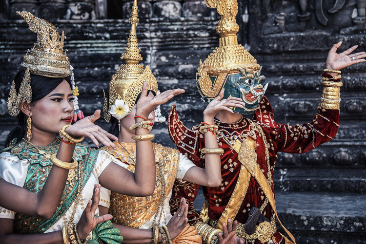 Kunstfotografi Khmer Dancing