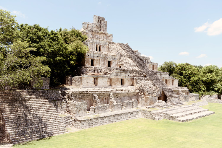 Umelecká fotografie Maya Archaeological Site