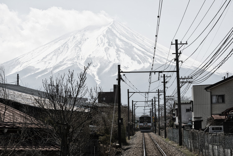 Umelecká fotografie Mt Fuji
