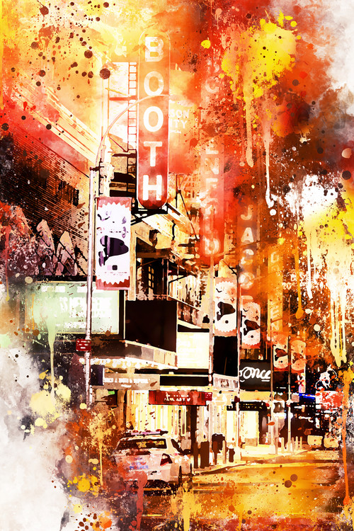 Art Photography NYC Watercolor 146