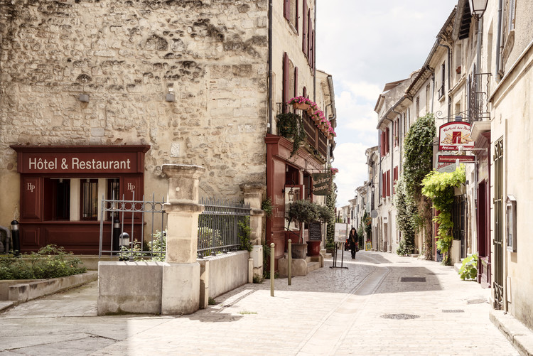 Umjetnička fotografija Old Provencal Street in Uzès