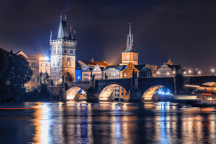 Umelecká fotografie Prague By Night