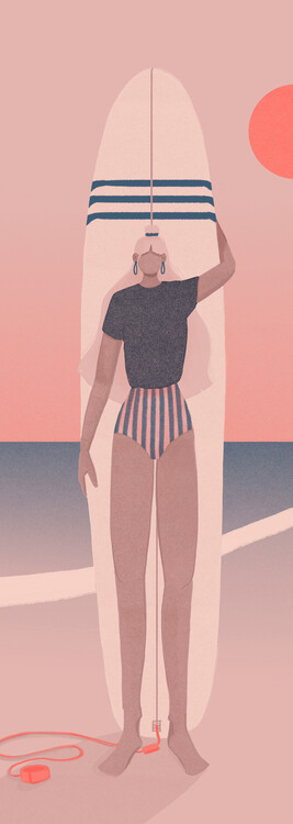 Plakát Red Sky Blue Sea