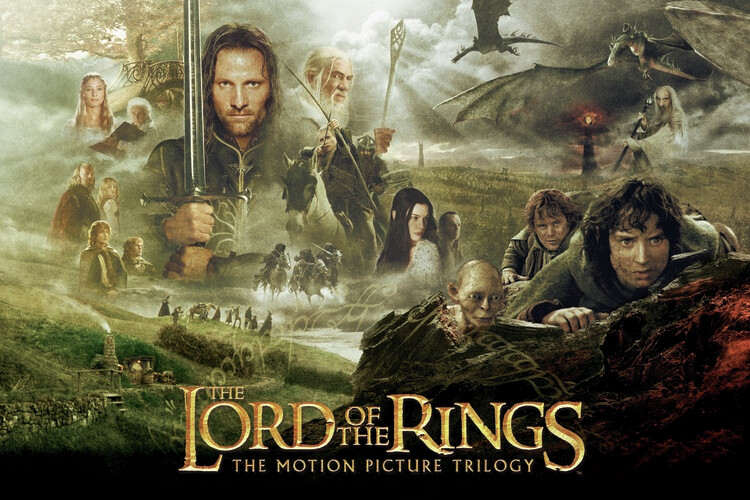 The Lord of the Rings - Trilogi Fototapet