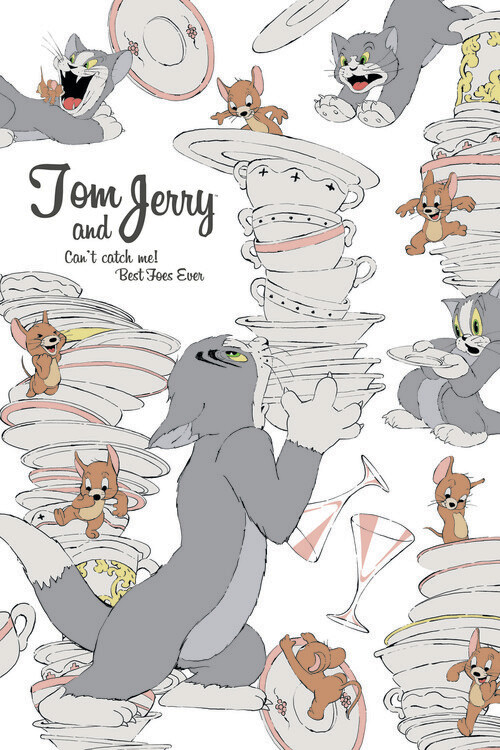 Carta da parati Tom& Jerry - Mischief memories