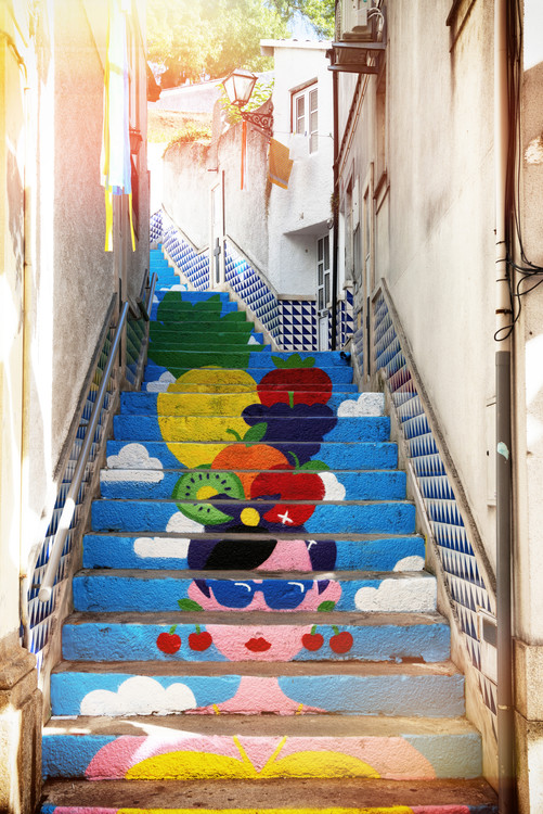 Fotografie de artă Tropical Staircase