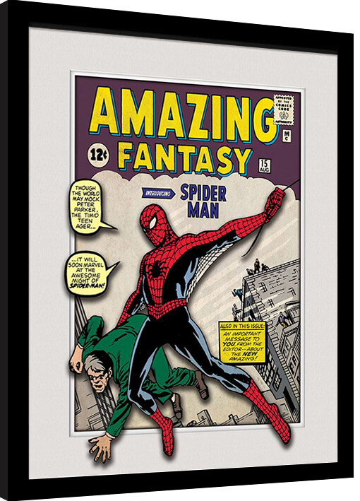 Zarámovaný plakát Marvel - Spider-Man Comic