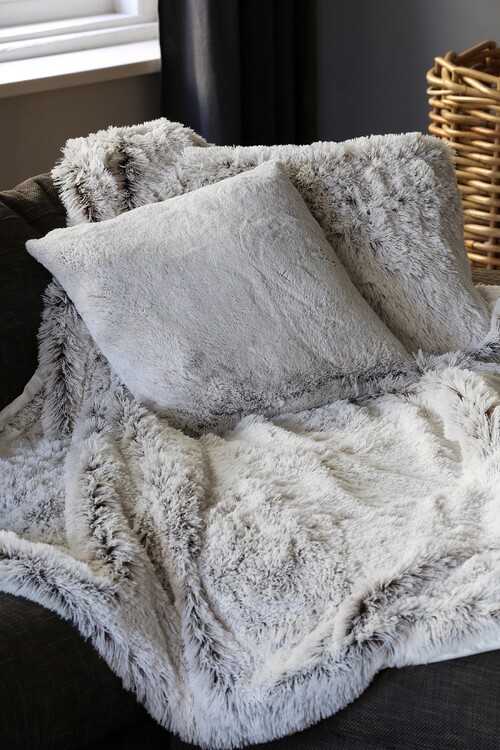 Couverture Cosy - White-Brown