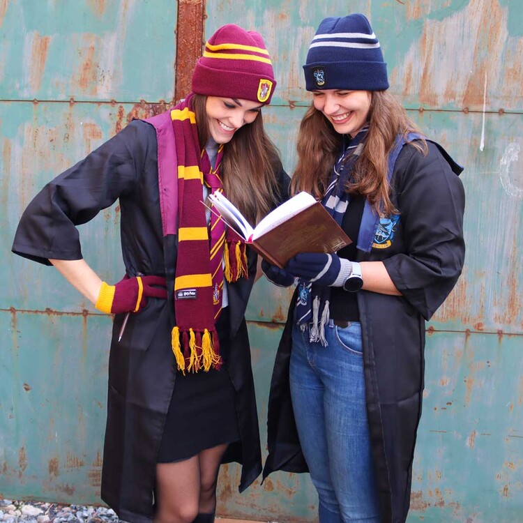 Ensemble bonnet, écharpe et gants enfants à motif Harry Potter