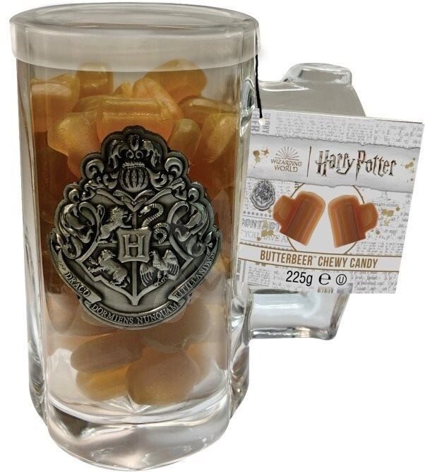 Potter - Butterbeer-slik i et glas krus til originale gaver