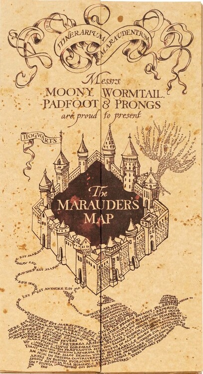 Harry Potter - Marauder's Map | Tips for original gifts