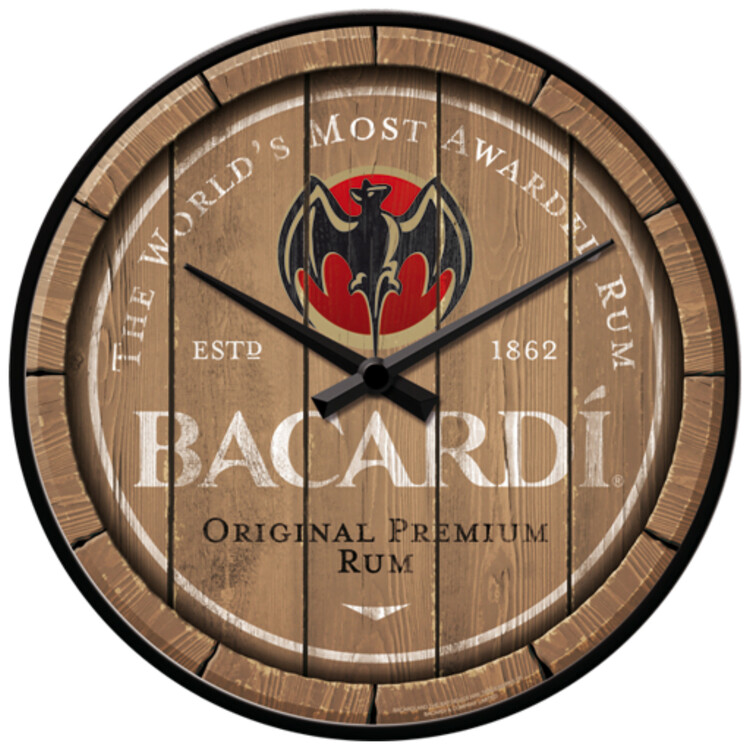 Hodiny Bacardi - Logo