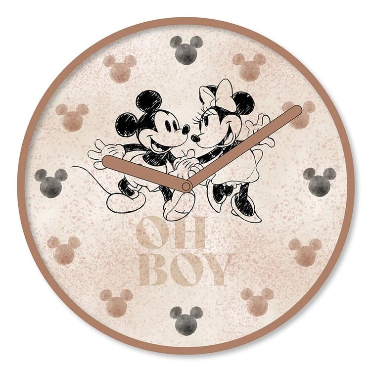 Klok Mickey Mouse - Blush