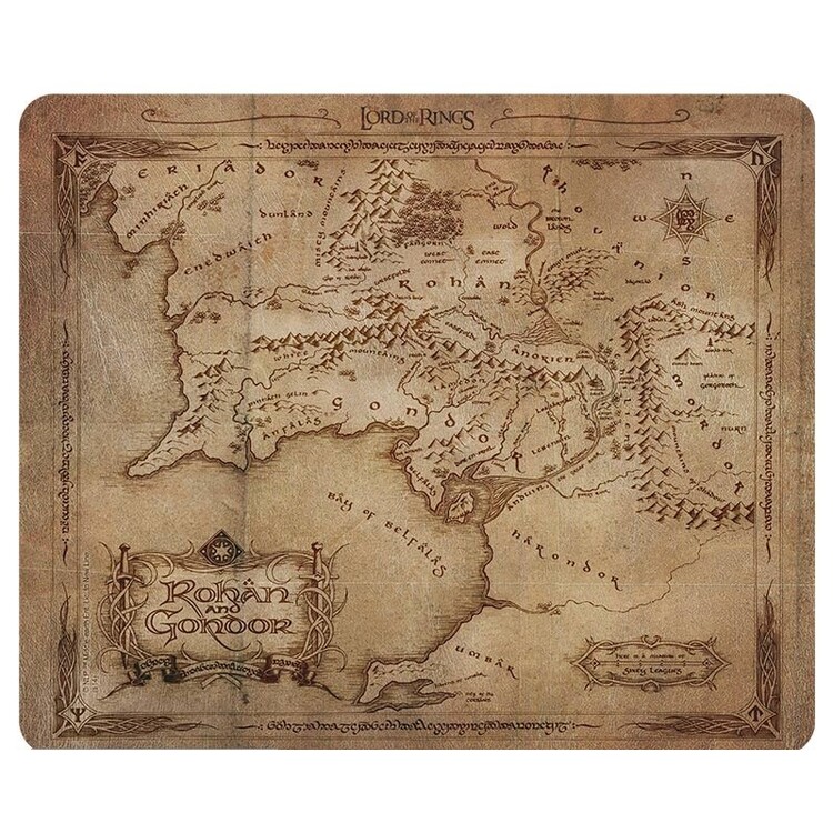 Mousepad  The Lord of the Rings - Map