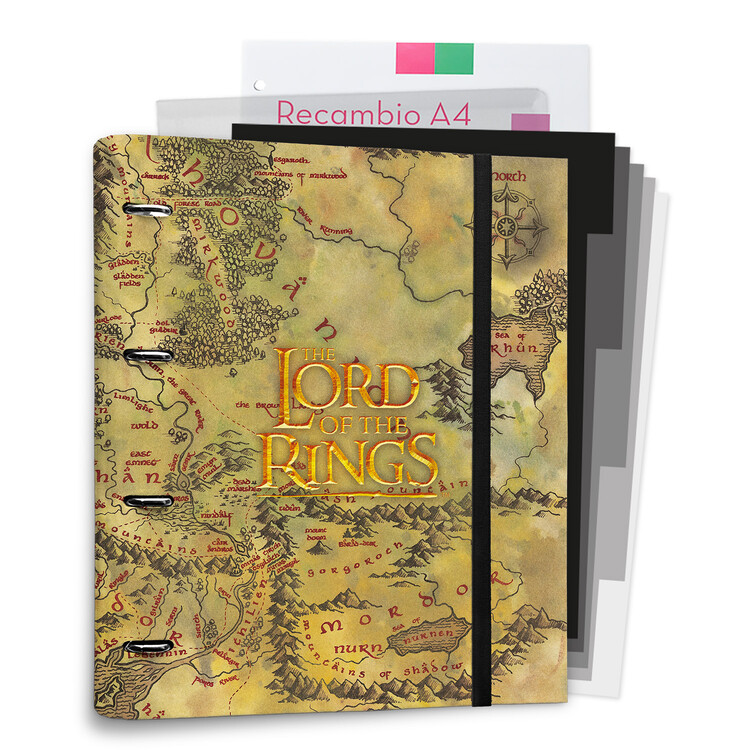 Pořadač na dokumenty Lord of the Rings - Map