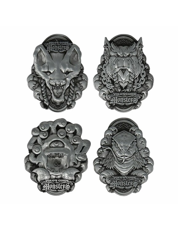 Set Medalion Dungeons & Dragons - Volo‘s Guide To Monsters