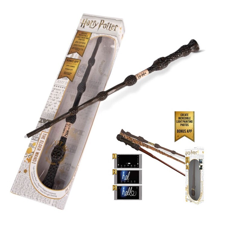 Svitící Čarodějnická hůlka Harry Potter - Bez