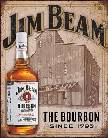 Metalowa tabliczka JIM BEAM - Still House