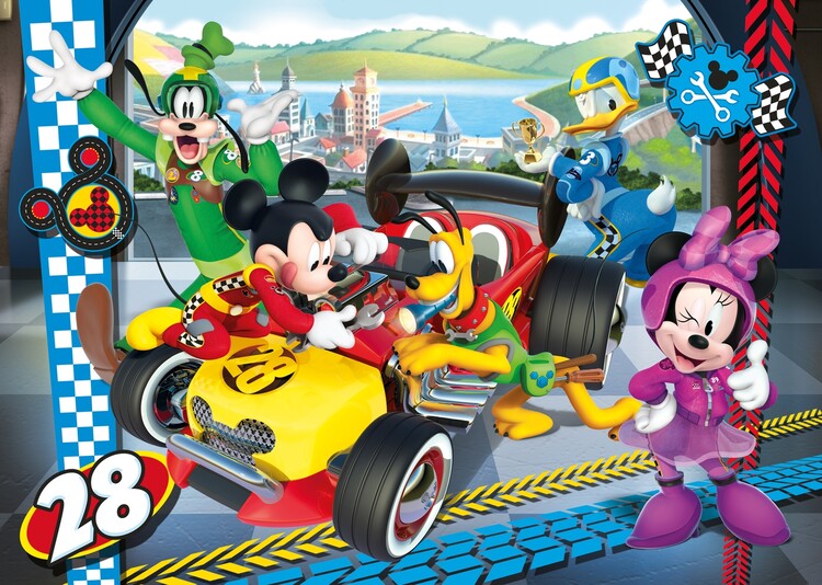 Puzzle Mickey and The Roadster Racers