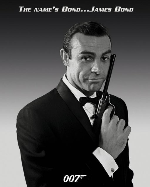 James Bond  sean connery Mini plakat  Kjp hos Europosters