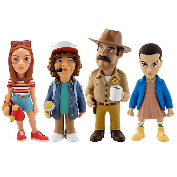 Figurka MINIX Netflix TV 12 cm: Stranger Things - 4 pack