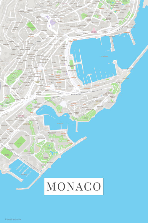 Samolepka Monaco color