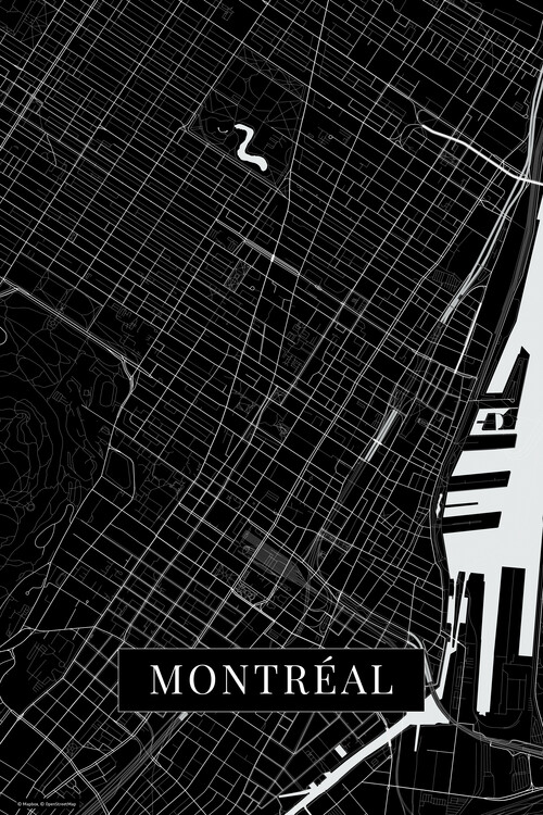Samolepka Montreal black