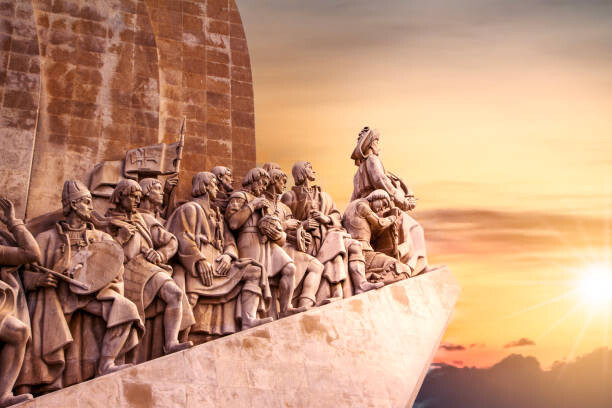 Samolepka Monument to the Discoveries. Lisbon, Portugal