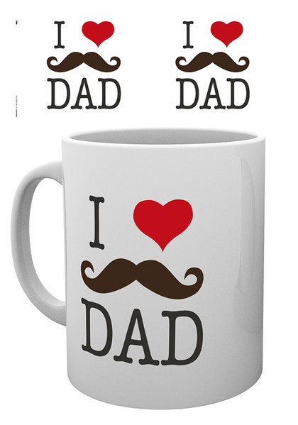 Fashion i love dad mug