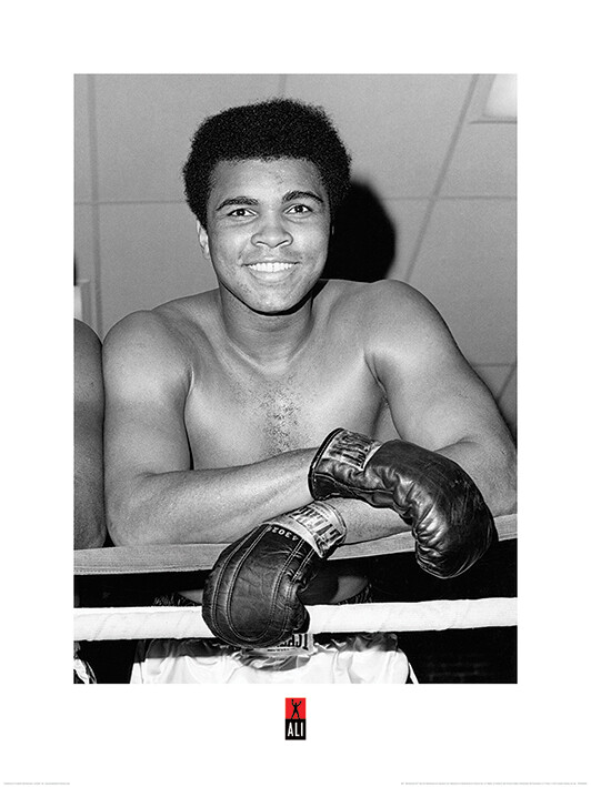 Umělecký tisk Muhammad Ali - Smile