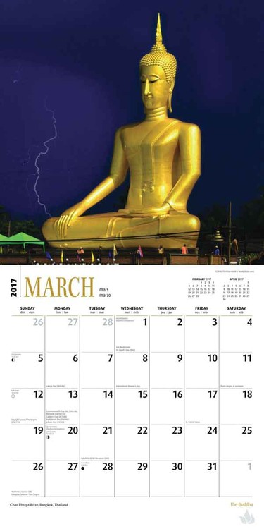Buddha naptár 2017