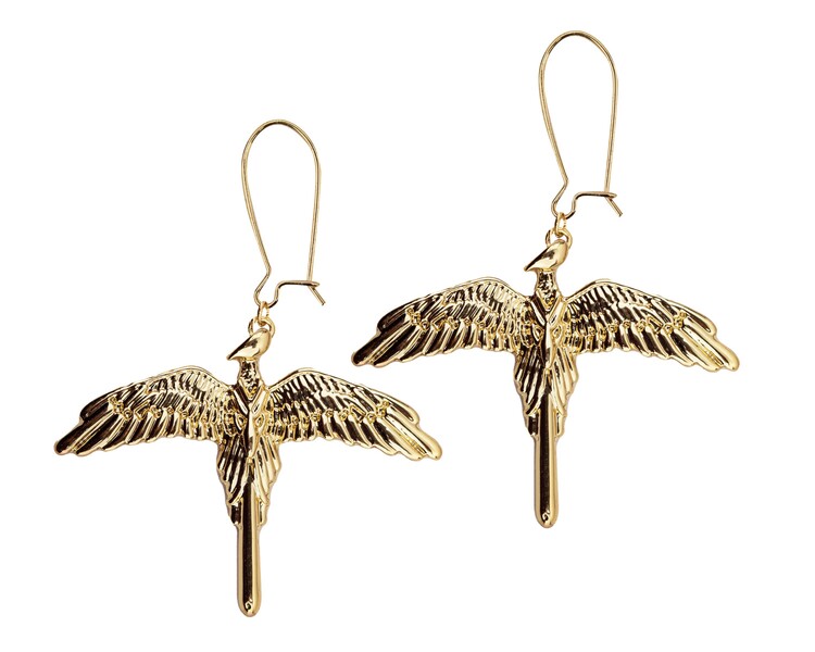 Náušnice Harry Potter - Fawkes