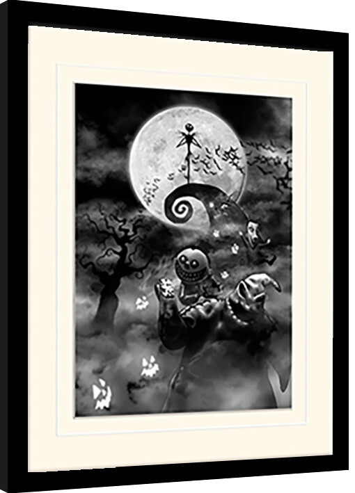 Poster encadré Nigtmare Before Christmas - Oogie Boogie Trouble
