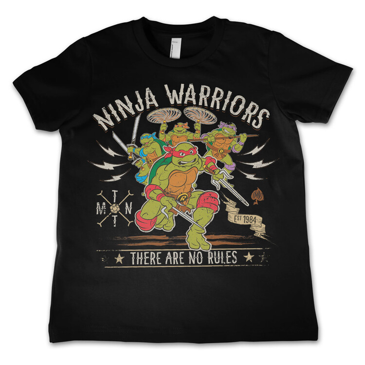 Tricou Ninja Turtles - No Rules
