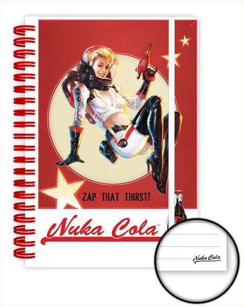 Notebook, diary Fallout 4 - Nuka Cola