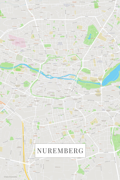 Samolepka Nuremberg color