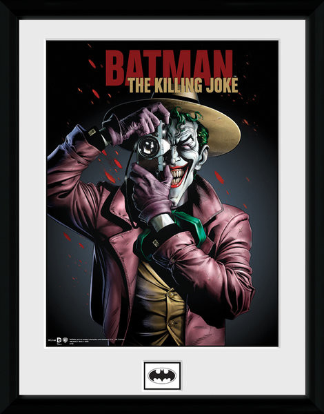 Zarámovaný plagát Batman Comic - Kiling Joke Portrait