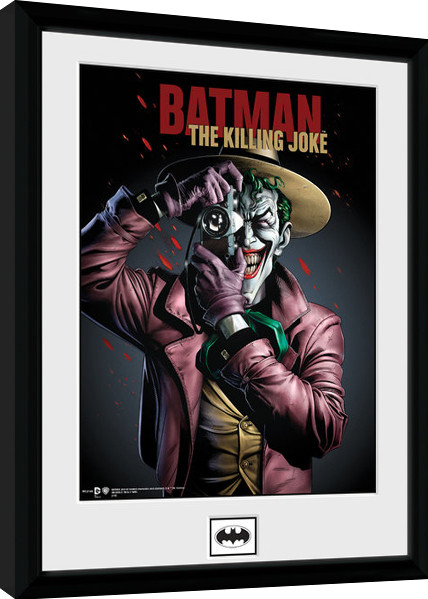 Zarámovaný plagát Batman Comic - Kiling Joke Portrait