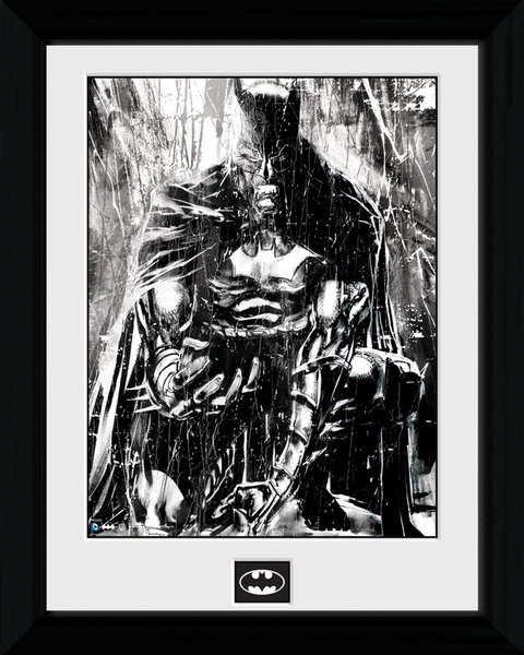 Zarámovaný plagát Batman Comic - Rain