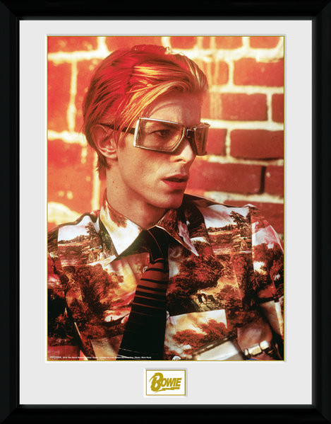 Zarámovaný plagát David Bowie - Glasses