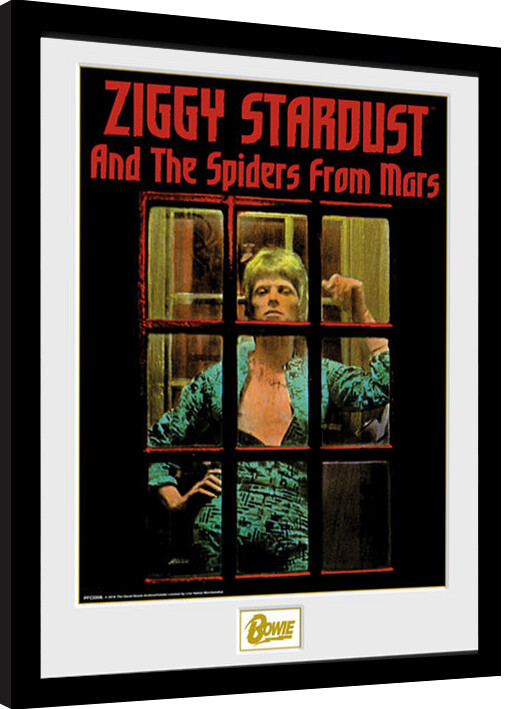 Zarámovaný plagát David Bowie - Ziggy Stardust