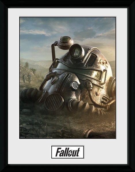 Zarámovaný plagát Fallout 76 - Mask