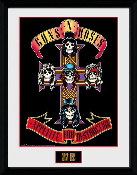 Zarámovaný plagát Guns N Roses - Appetite