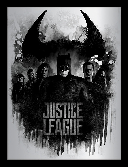 Zarámovaný plagát Justice League - Dark Horizon