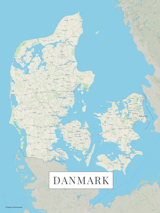Obraz na plátně Danmark color