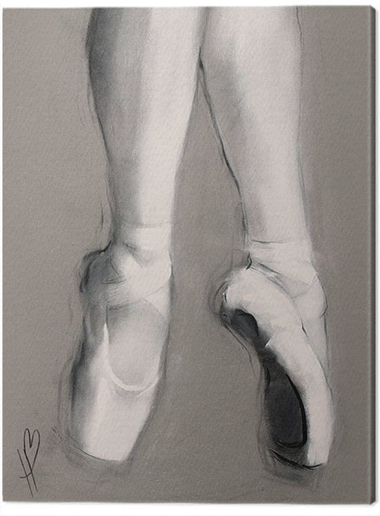 Obraz na plátně Hazel Bowman - Dancing Feet II