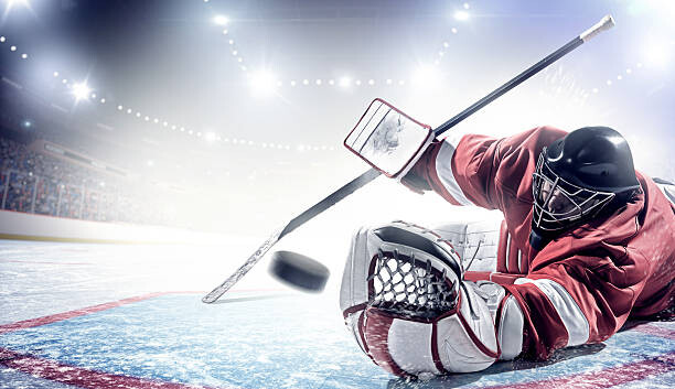 Obraz na plátně Ice Hockey Goalie